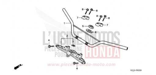 HANDLE PIPE CRF100F5 de 2005